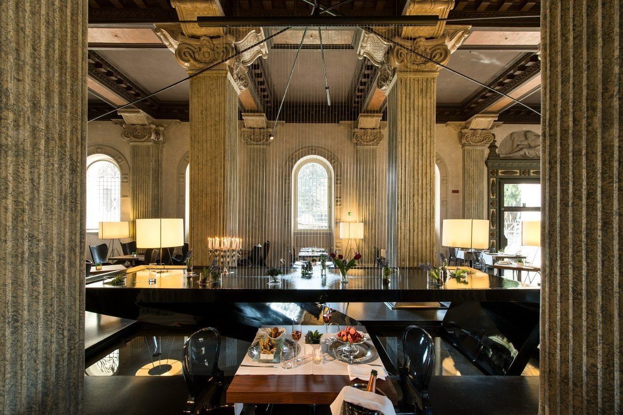 Palazzo Montemartini Rome, A Radisson Collection Hotel ภายนอก รูปภาพ The interior of the restaurant